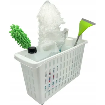 Úložný box Arte Regal Úložný box, s kolečky, atypicky úzký, bílý, Agnes, 20l, 46x18x26