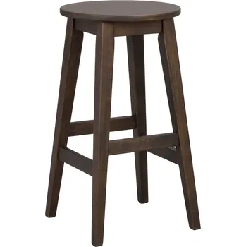 Barová židle Hnědá dubová barová židle ROWICO AUSTIN 65 cm