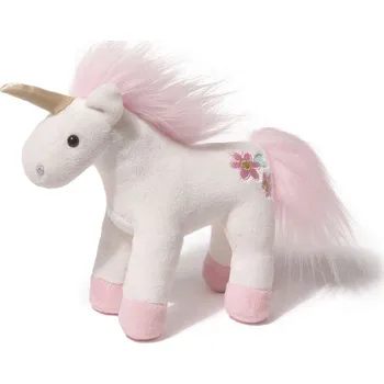 plyšák GUND Plyšový jednorožec 111362 se zvukem bílo-růžový 15cm