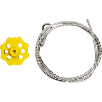 Ventil Šestihranný uzavírací systém, dvojitý, se žlutým kabelema