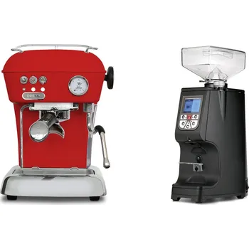 Kávovar Ascaso Dream ONE, Love Red + Eureka Atom 60, black