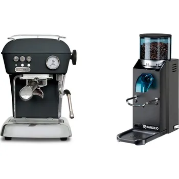 Kávovar Ascaso Dream ONE, Anthracite + Rancilio Rocky Doserless, black