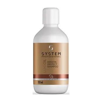 Šampon System Professional LuxeOil Keratin Protect Shampoo luxusní čistící šampon s keratinem 100 ml