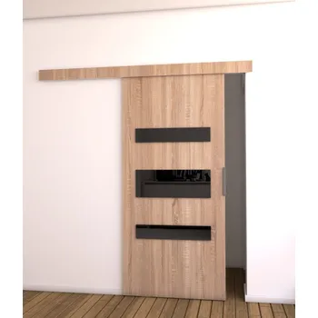 Interiérové dveře Nábytek PEGAS s.r.o. Posuvné dveře STANDART D90, Sonoma