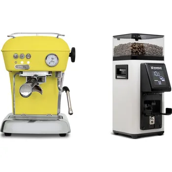 Kávovar Ascaso Dream ONE, Sun Yellow + Rancilio STILE, white