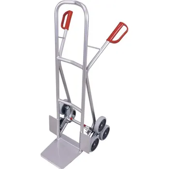 Rudl Rudl VARIOfit, hliníkový schodišťový, nosnost 200 kg kola z plné šedé gumy