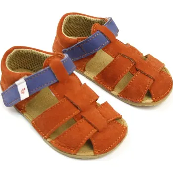Dívčí obuv Ef Barefoot sandálky Orange EUR 21