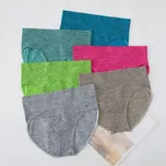 GREENICE Bezešvé kalhotky s vysokým pasem GREE-3991 - 3 ks v balení Barva: Mix, Velikost: M/L