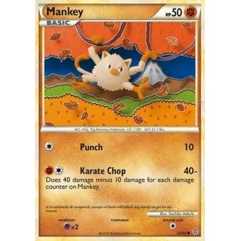 Sběratelská karetní hra Pokémon UL 053/095 Mankey - Unleashed Stav: Excellent, Verze: NORMAL