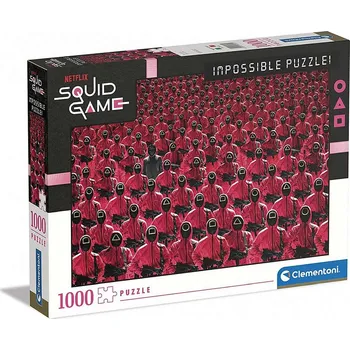 Puzzle Clementoni Puzzle 39695 Impossible Squid Game, Hra na oliheň 1000 dílků