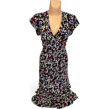 Dámské šaty dámské šaty, Barva Jako na obrázku, Velikost XXL 48, Materiál 96% Viskoza 4% Lycra