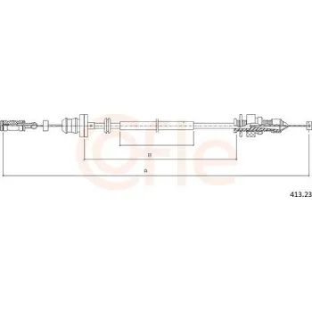 Plynové lanko Lanko plynu COFLE 413.23