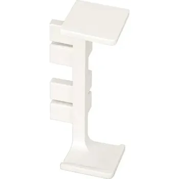 soklová lišta Volpato Roh vnější k profilu GOLA CLAP "J" bílá