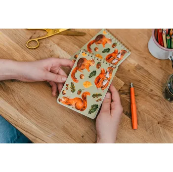 Blok ePipí Kroužkový blok Veverky A6