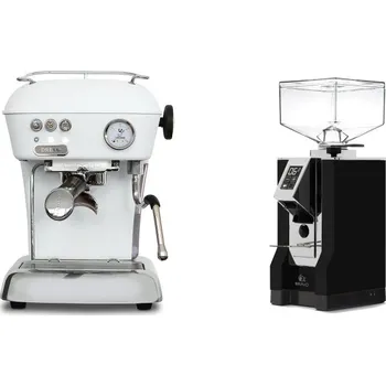 Kávovar Ascaso Dream ONE, Cloud White + Eureka Mignon Bravo, CR black