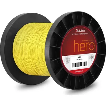 Delphin HERO 4 / fluo žlutá Velikost: 0,14mm 9,1kg 1000m
