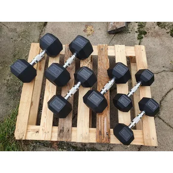 jednoruční činky sada 70kg HEXA