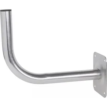 Anténní držák Držák antény na zeď 50 cm s plotnou 14 x 12 - galvanický zinek