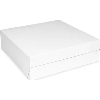 Jednorázové nádobí krabice dortová 32x32x10 cm 50 ks