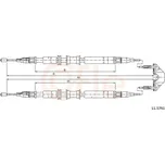Tažné lanko, parkovací brzda COFLE 11.5791