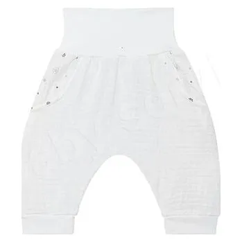 Dupačky kojenecké mušelínové buggy smetanové velikost 68