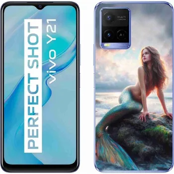 Pouzdro na mobilní telefon Gelový kryt mmCase na Vivo Y21/Y21s/Y33s - mořská panna