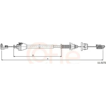 Auto-moto Lanko plynu COFLE 11.0272