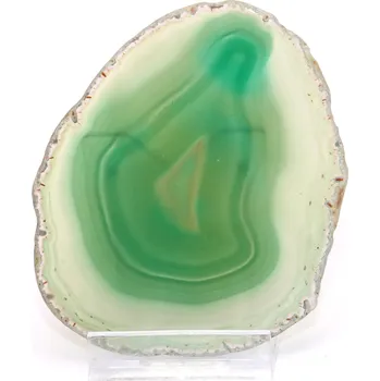 Přírodní kámen Magieprirody.cz Achátový plát velikost 8 cm + stojánek #1898 - Top kvalita