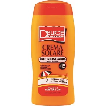 Přípravek na opalování Delice Solaire Opalovací krém SPF15 250 ml