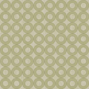 Tapeta Cristiana Masi by Parato Zelená vliesová tapeta na zeď s kruhy, 30165, Energie, Cristiana Masi by Parato, velikost 10,05 x 0,53 m