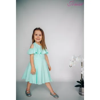 Dívčí šaty Dívčí šaty zelené Jomar 857