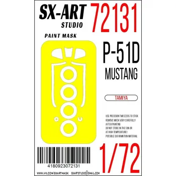 Plastikový model 1/72 Paint mask P-51D (TAM)