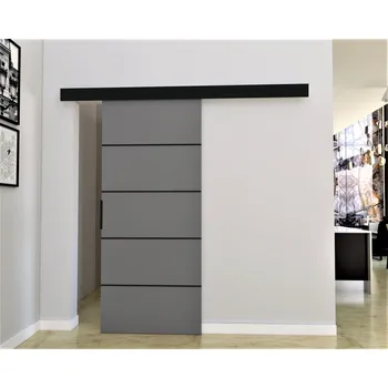 Interiérové dveře Posuvné dveře STANDART MIX - K70, Šedá/Černá