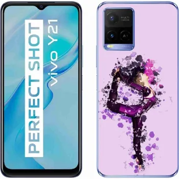 Pouzdro na mobilní telefon Gelový kryt mmCase na Vivo Y21/Y21s/Y33s - baletka