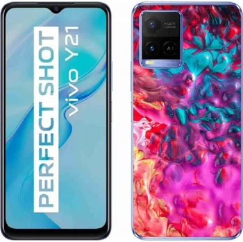 Pouzdro na mobilní telefon Gelový kryt mmCase na Vivo Y21/Y21s/Y33s - abstrakt 27