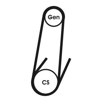 ozubený klínový řemen CONTINENTAL CTAM 4PK592 ELAST
