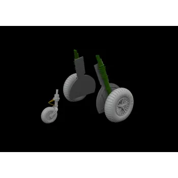 BRASSIN 1/48 Bf 108 wheels spoked (EDU)