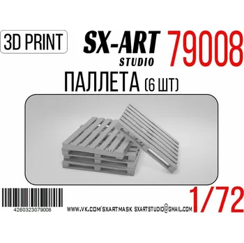 Plastikový model 1/72 Pallet (6 pcs.)
