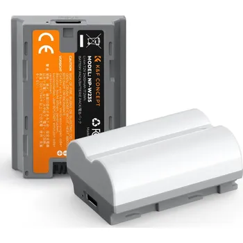 K&F CONCEPT NP-W235 2400mAh, Type C Mount Direct Camera Battery, 2 kusy