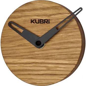 Hodiny Miniaturní dubové hodiny české výroby KUBRi 0019
