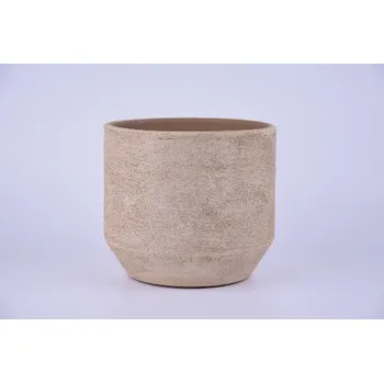 Květináč Obal na květináč keramický PORTO, pr.16x14cm, kamel|CAMEL|Ego Dekor