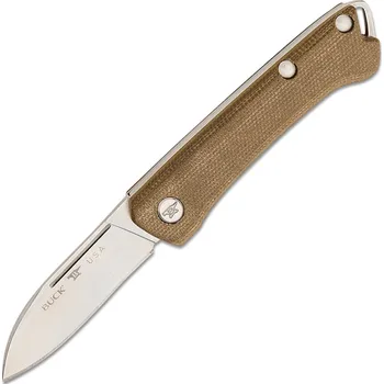 kapesní nůž BUCK Saunter, Drop Point, Zelená Micarta BU-0250GRS