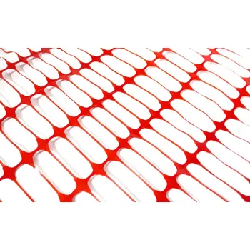 Pletivo Plastová stavební síť Baunet Forte M – oranžová, 1×50 m