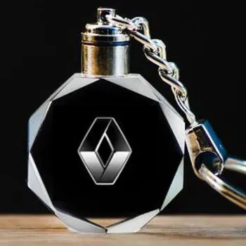 Svítící přívěšek na klíče s logem aut, 01451 - Renault