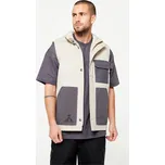 DECATHLON Vesta na skateboard s kapsami kolekce Damestoy L BÉŽOVÁ|KAŠTANOVÁ|ŠEDÁ