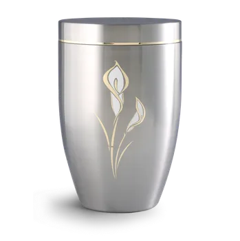 Smuteční dekorace Kovová urna Stella - Kala