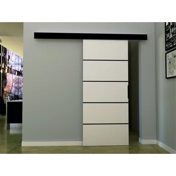 Interiérové dveře Posuvné dveře STANDART MIX - K70, Bílá/Černá