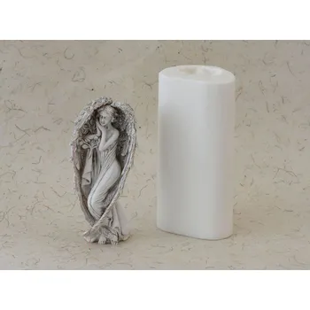 Silikonová forma - Andělská panna v křídle 67 x 45 x 148 mm