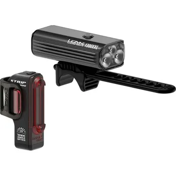 Cyklistika Sada světel Lezyne MACRO DRIVE 1400+ / STRIP DRIVE PRO 400+ PAIR, 301g