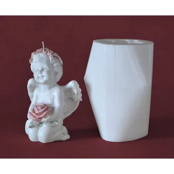 Silikonová forma - Anděl klečící 80 x 70 x 130 mm